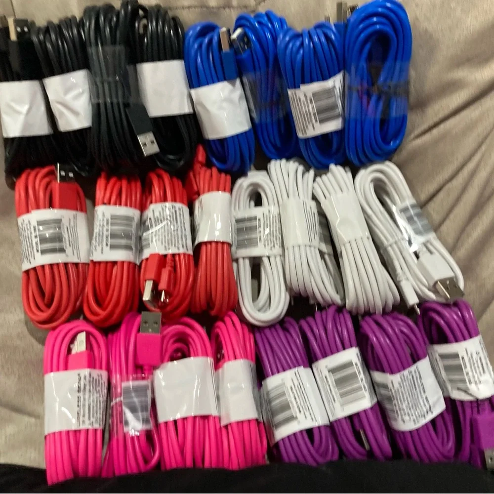 Lot of 24 Wireless Gear 10’ Micro USB Cables